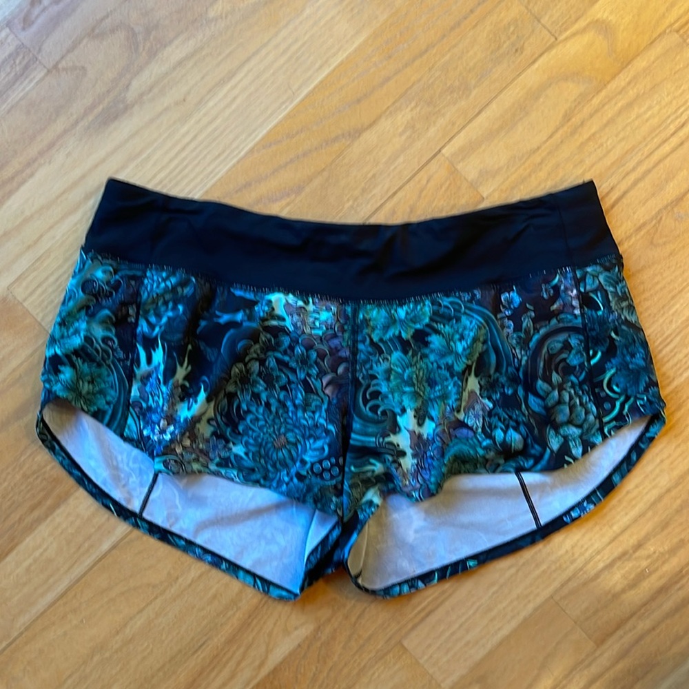 Lululemon floral shorts